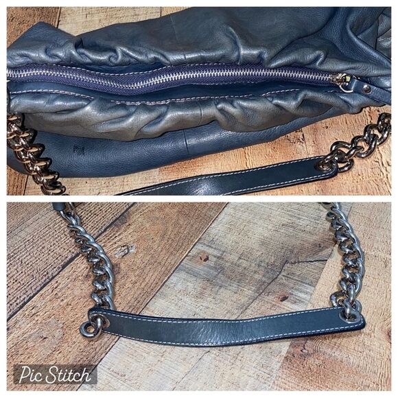 Cavalcanti shoulder bag blue/gray - Picture 4 of 12